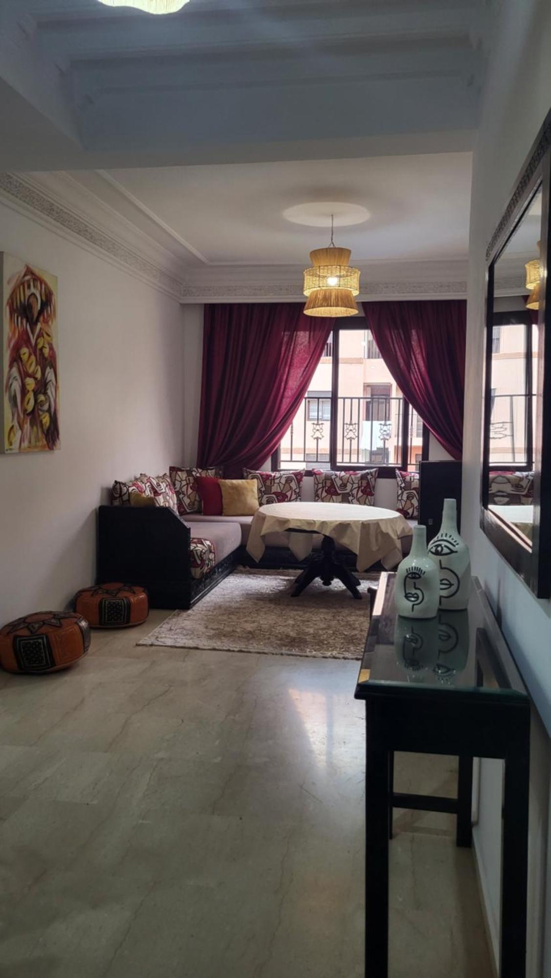 Appartement Haut Standing Vu Piscine Marrakesh Exteriör bild