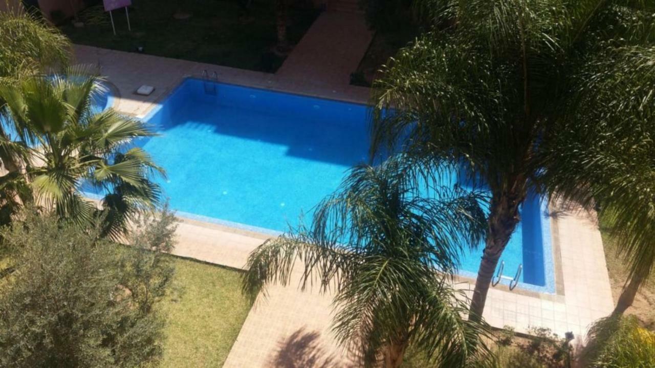 Appartement Haut Standing Vu Piscine Marrakesh Exteriör bild
